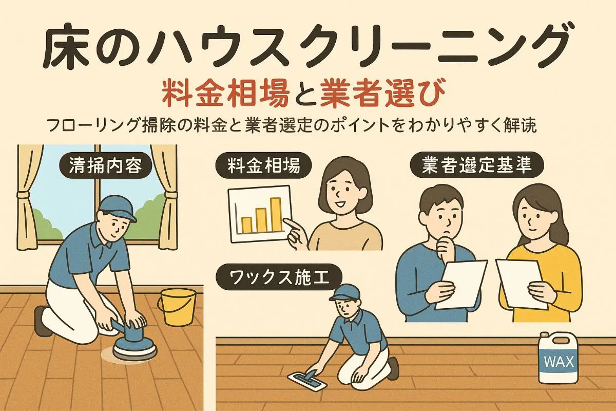 床のハウスクリーニング 料金相場やフローリング掃除業者の選び方と費用比較ガイド