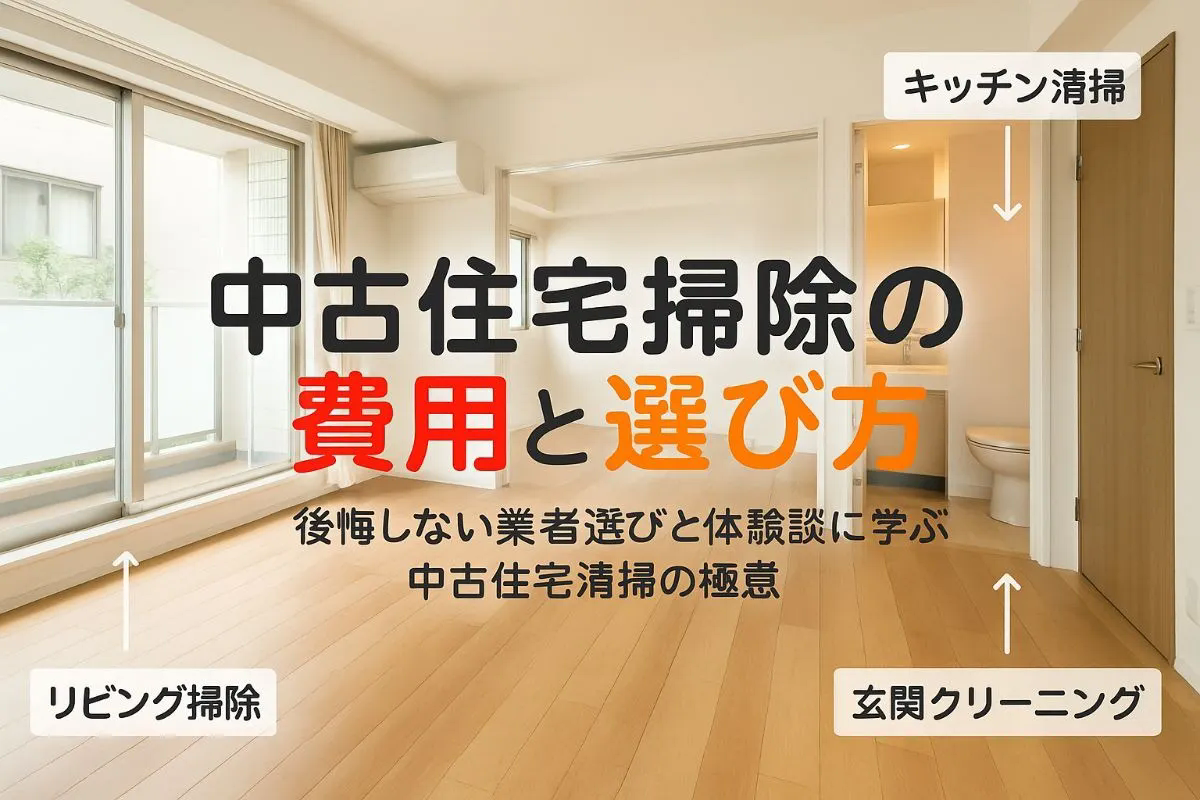 ハウスクリーニングの中古住宅の費用相場と業者選びのコツを徹底解説！失敗しない掃除のポイントと体験談