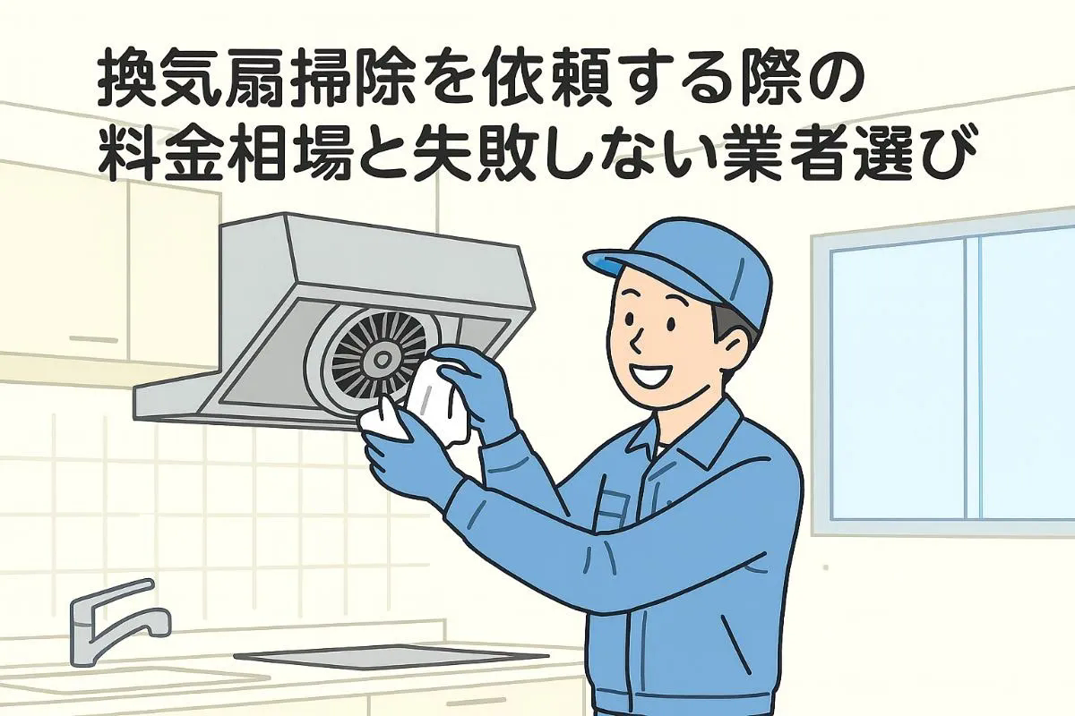 換気扇掃除を依頼する際の料金相場と失敗しない業者選びなど