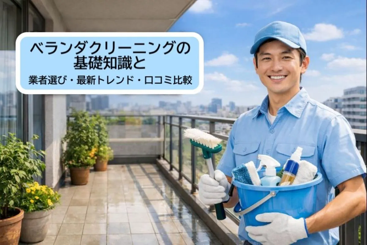 ベランダクリーニングの基礎知識と業者選び・最新トレンド・口コミ比較