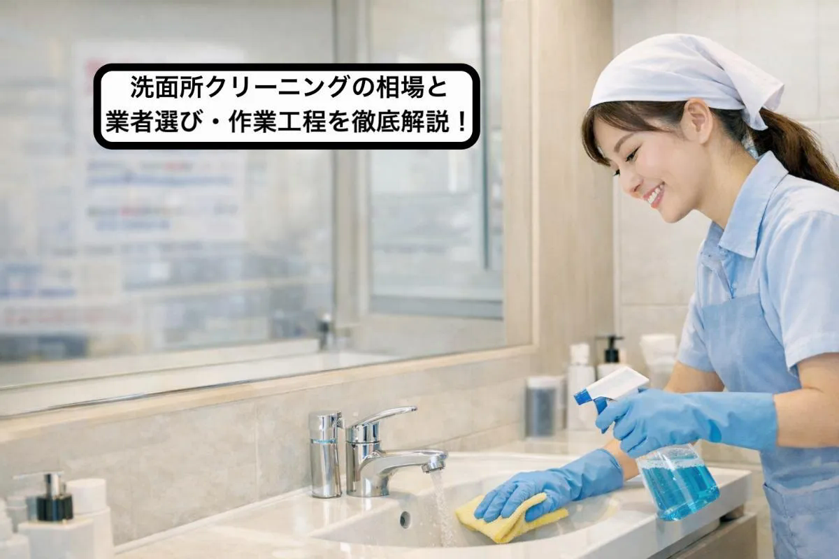 洗面所クリーニングの相場と業者選び・作業工程を徹底解説！