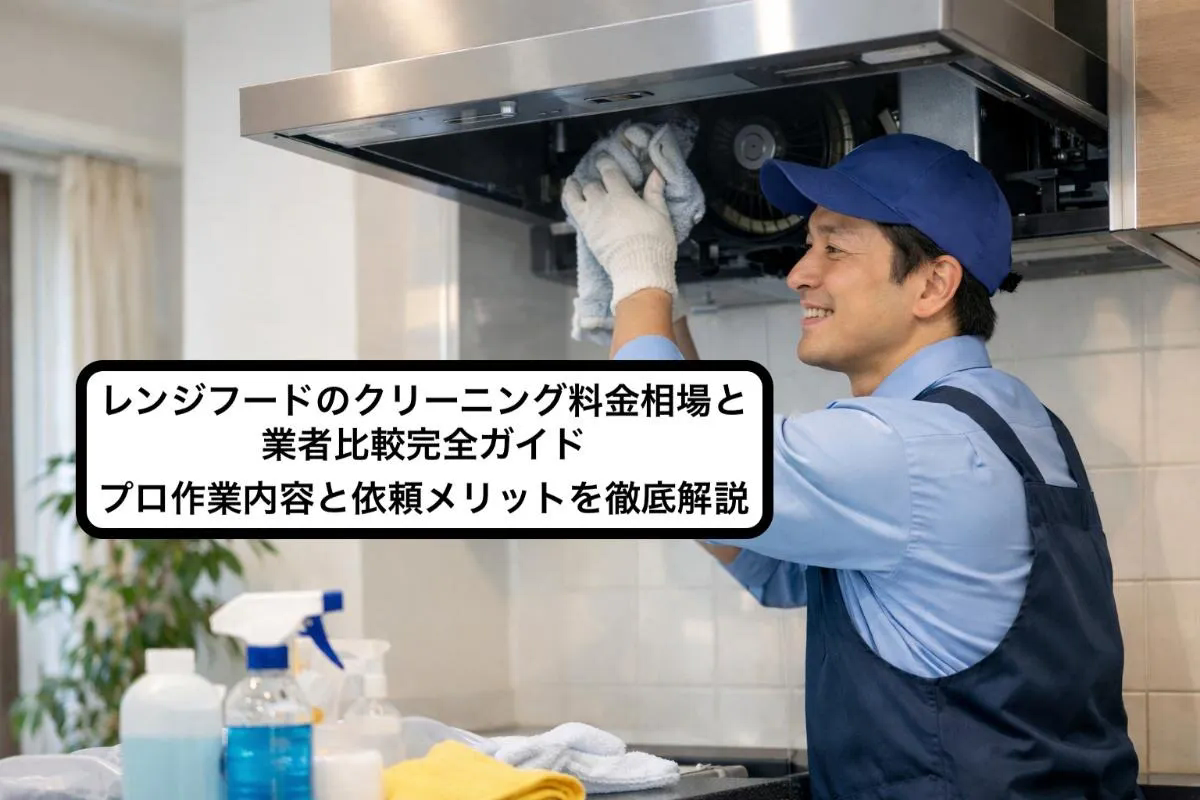 レンジフードのクリーニング料金相場と業者比較完全ガイド｜プロ作業内容と依頼メリットを徹底解説