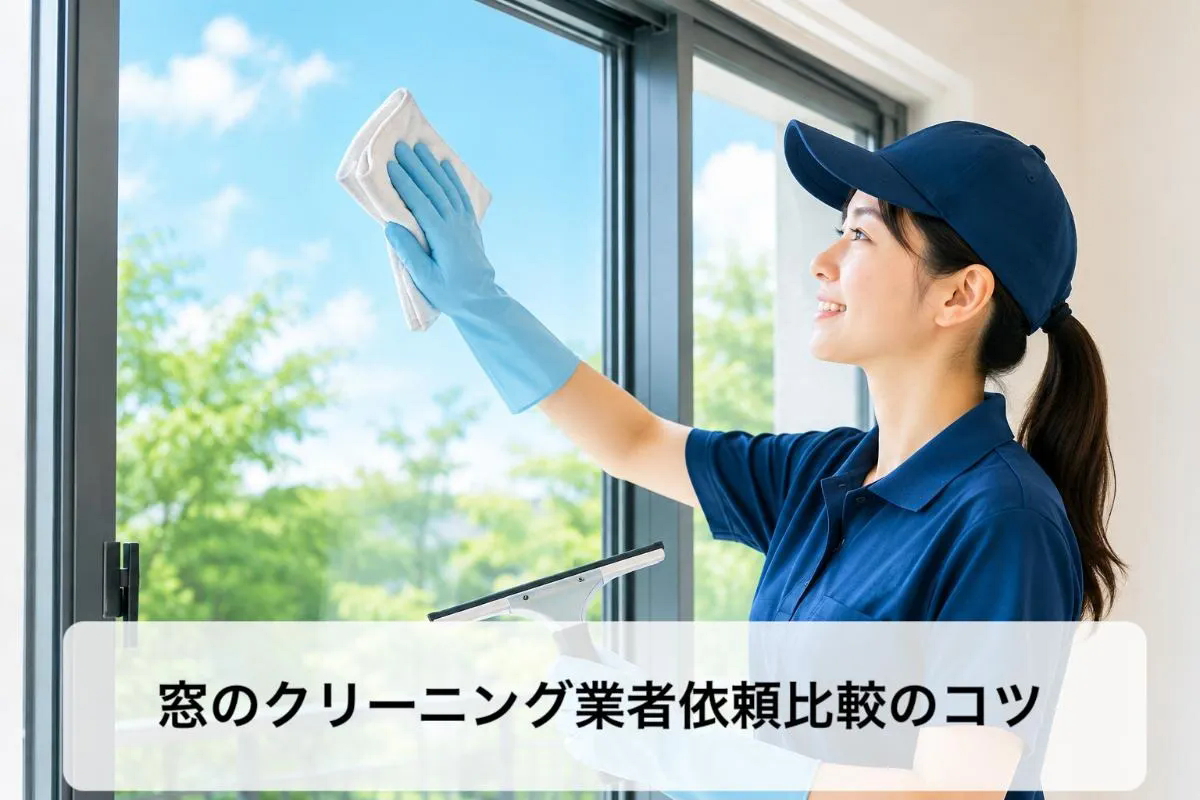 窓のクリーニング業者依頼比較のコツ